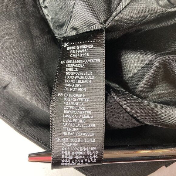 Forever 21 Chiffon Pleated Mini Skirt Lined Black Womens Juniors Large Y2K Club - Picture 4 of 4